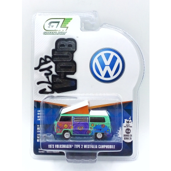 Volkswagen T2 Minibus Westfalia Camper 1973 - skala 1:64 - GreenLight